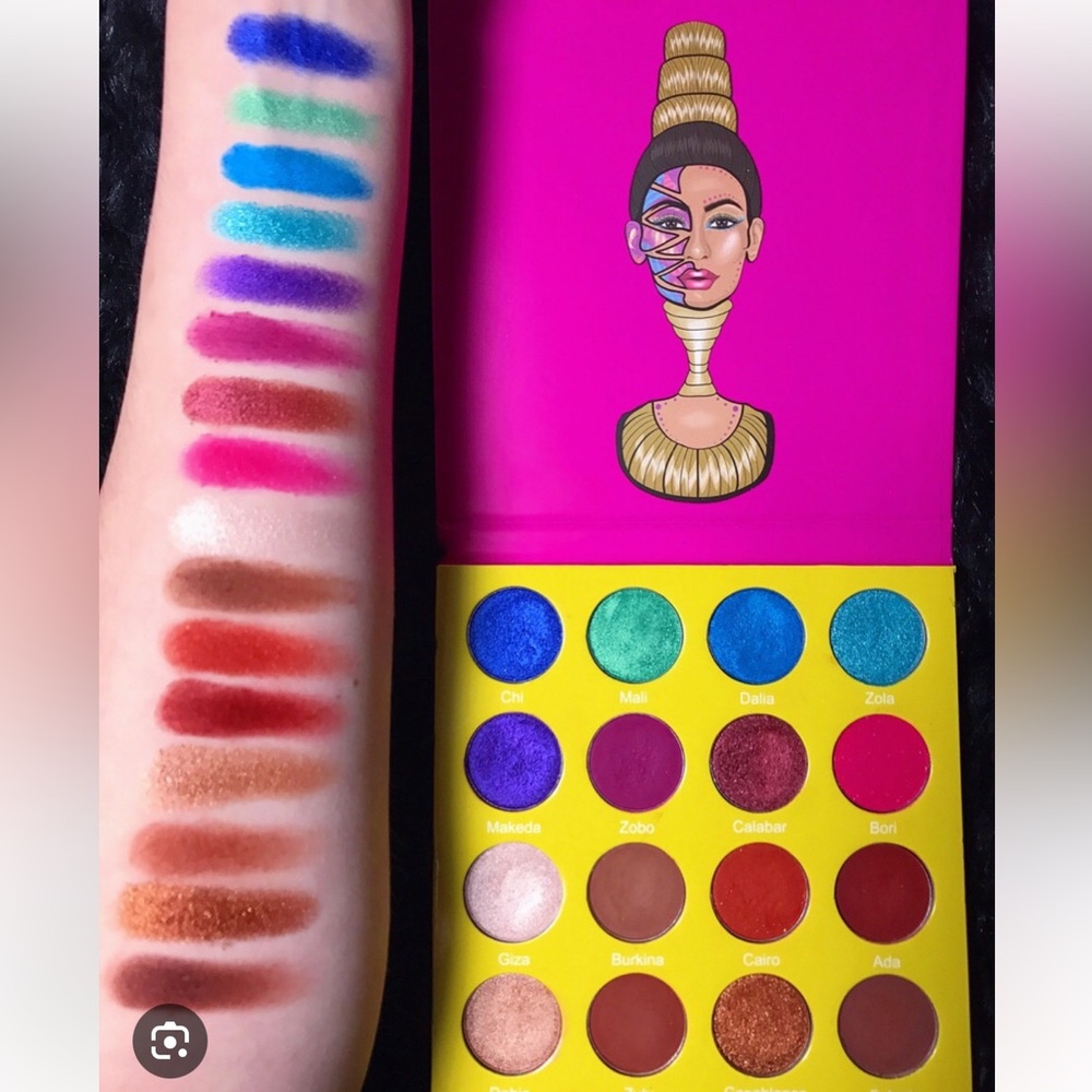 Juvia's Place Mini Masquerade Palette - Bold Blue, Purple, and Gold Shades